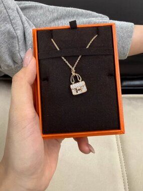 Hermes Fashion Bag necklace
